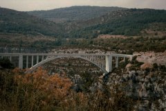 1985 | Pont de Chauliere, Grand Canyon de Verdon, France