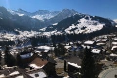 March 9, 2022 | View from the village towards Wildstrubel, Adelboden BE, Switzerland