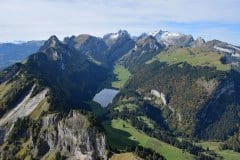 October 12, 2019 | View from Hoher Kasten to Sämtisersee, Switzerland