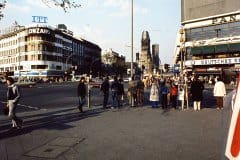 May, 1981 | Kurfürstendamm, in the background: Kaiser Wilhelm Memorial Church, West-Berlin