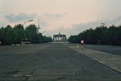 May, 1981 | Strasse des 17. Juni, Brandenburg Gate and Television Tower, West-Berlin