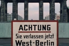 May, 1981 | Berlin Wall next to the Brandenburg Gate, West-Berlin