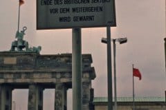 May, 1981 | Berlin Wall next to the Brandenburg Gate, West-Berlin