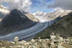 August 16, 2020 | Grosser Aletschgletscher, Eggishorn, Bettmeralp VS, Switzerland