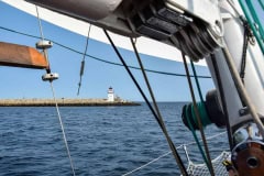 September 2, 2023 | Sailing Tour, Battery Point Breakwater Lighthouse, Lunenburg, Nova Scotia, Canada