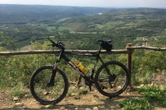 September 23, 2017 | Bike path on train path "Parenzana" near Vižinada, Croatia