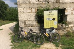 September 23, 2017 | Bike path on train path "Parenzana" near Vižinada, Croatia