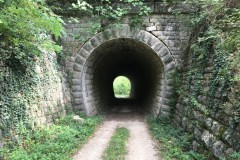 September 23, 2017 | Bike path on train path "Parenzana" near Vižinada, Croatia