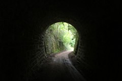 September 23, 2017 | Bike path on train path "Parenzana" near Vižinada, Croatia