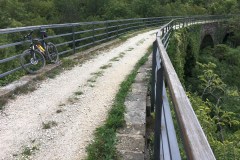 September 23, 2017 | Bike path on train path "Parenzana" near Vižinada, Croatia