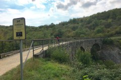 September 23, 2017 | Bike path on train path "Parenzana" near Vižinada, Croatia