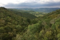 September 23, 2017 | Bike path on train path "Parenzana" near Vižinada, Croatia