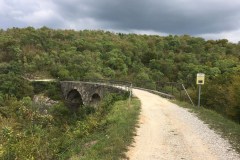 September 23, 2017 | Bike path on train path "Parenzana" near Vižinada, Croatia