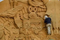 August 26, 2024 | Sand Sculpture, Søndervig, Denmark