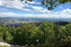 May 12, 2017 | View from Pöstlingberg to the city of Linz, Austria