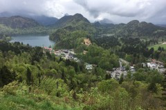 May 15, 2017 |View from Schloss Hohenschwangau to Alpsee and Schwansee , Germany