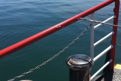 May 16, 2017 | Ferry Friedrichshafen to Romanshorn, in the background Romanshorn and Säntis, Bodensee, Germany