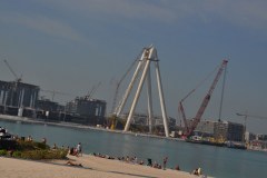 December 15, 2016 | Construction of the worlds largest ferris wheel on Blue Water Island, Dubai, United Arab Emirates