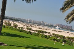 December 14, 2016 | View of The Palm from Al Sufouth Road, Dubai, United Arab Emirates