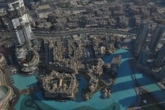 December 14, 2016 | View from Burj Khalifa, Burj Kalifa Lake, Dubai, United Arab Emirates