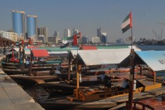 December 14, 2016 | Ships on Dubai Creek on Baniyas Road, Dubai, United Arab Emirates