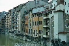 May 1981 | View from Ponte Santa Trinita, Florence, Italy