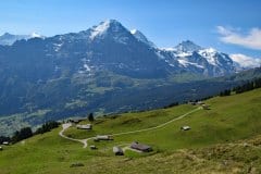 August 10, 2021 | Bussalp with Eiger, Mönch and Jungfrau, Grindelwald BE, Switzerland