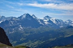 August 10, 2021 | Eiger, Mönch and Jungfrau from Faulhorn, Switzerland