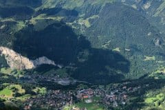 August 11, 2021 | Wengen and Lauterbrunnen from Männlichen,  Switzerland