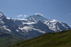 August 11, 2021 | Jungfraujoch and Jungfrau from Kleine Scheidegg,  Switzerland