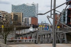 April 1, 2022 | Sandtorhafen with Elbphilharmonie, Hamburg, Germany