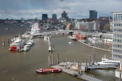 April 3, 2022 | View from Plaza Elbphilharmonie, Hamburg, Germany