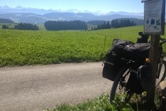 September 23, 2013 | 5. Etappe Langnau-Burgdorf | Aussicht in der Nähe der Moosegg BE