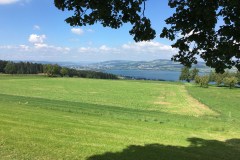 September 6, 2016 | 7. Etappe Vordemwald - Eschenbach | Oberhalb Nottwil, Sursee und Sempachersee im Hintergrund