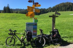 September 7, 2016 | 8. Etappe Eschenbach - Einsiedeln | Rast zwischen Zugersee und Ägerisee bei Neuägeri ZG