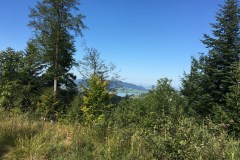 September 8, 2016 | 9. Etappe Einsiedeln -Rapperswil | Zwischen Sihlsee und Wägitalersee, Blick auf Sihlsee