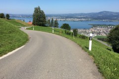 September 8, 2016 | 9. Etappe Einsiedeln -Rapperswil | Abfahrt Richtung Lachen SZ am Zürichsee