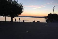 September 8, 2016 | 9. Etappe Einsiedeln -Rapperswil | Abendstimmung am Zürichsee in Rapperswil