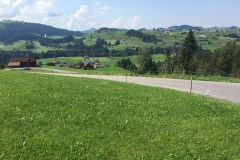 September 11, 2016 | 12. Etappe Degersheim - Appenzell | Aufstieg nach Haslen AR, Blick in Richtung Teufen AR