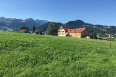 September 12, 2016 | 13. Etappe Appenzell - Altstätten | Zwischen Appenzell AI und Eggerstanden AI, im Hintergrund der Säntis