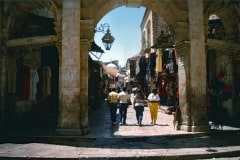 August 1984 | Bazaar in Jerusalem, Israel