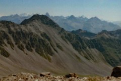 September 1991 | View from Parpaner Rothorn, Switzerland