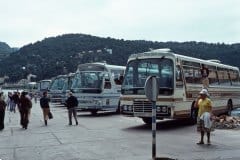 April/May 1978 | Coach parking, Puerto Sóller, Mallorca, Spain