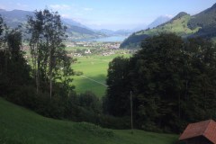 September 8, 2015 | View from Brünig of Lungernsee, Switzerland