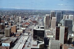 May 10, 1983 | Downtown from Calgary Tower, Calgary, Alberta, Canada