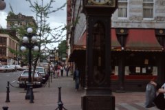 May 2, 1983 | Gastown Steam Clock, Water St, Vancouver, British Columbia, Canada