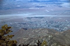 April 7, 1983 | View from Mount San Jacinto to Palm Springs, California, USA