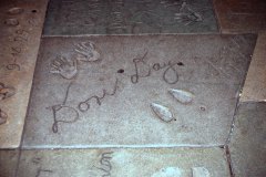 April 11, 1983 | Doris Day Footprints and Signature, Hollywood Boulevard, Los Angeles, California, USA