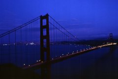 April 20, 1983 | Golden Gate Bridge by Night, San Francisco, California, USA