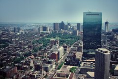 June 11, 1983 | Town from Prudential Tower, Boston, Massachusetts, USA